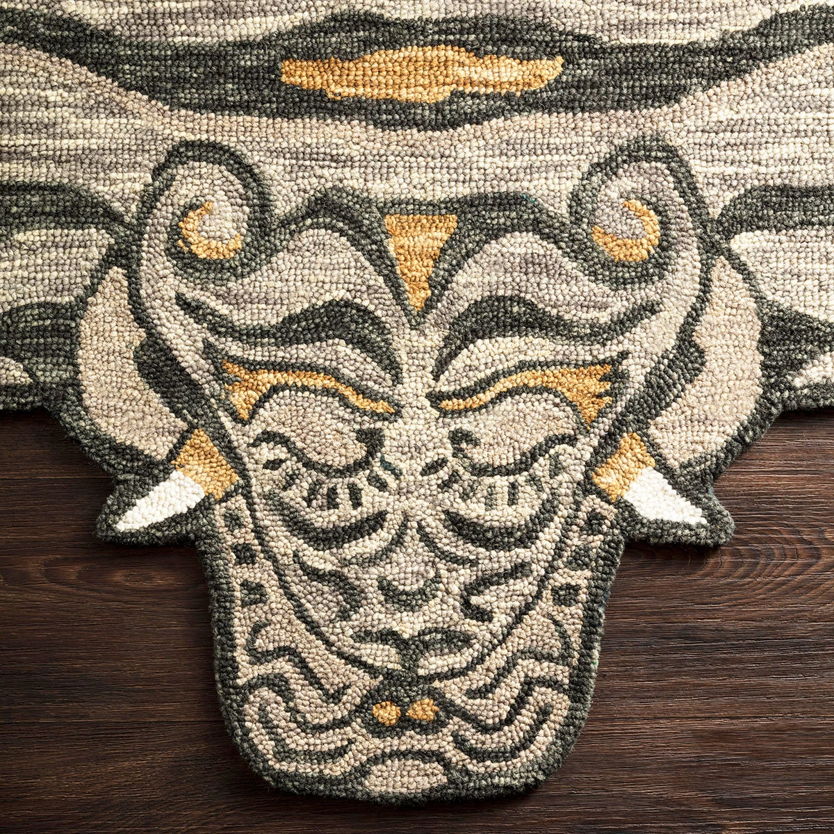 Loloi Rugs New Feroz Silver Tiger Rug By Justina Blakeney® X Loloi 5 Loloi Rugs New Feroz Silver Tiger Rug By Justina Blakeney® X Loloi