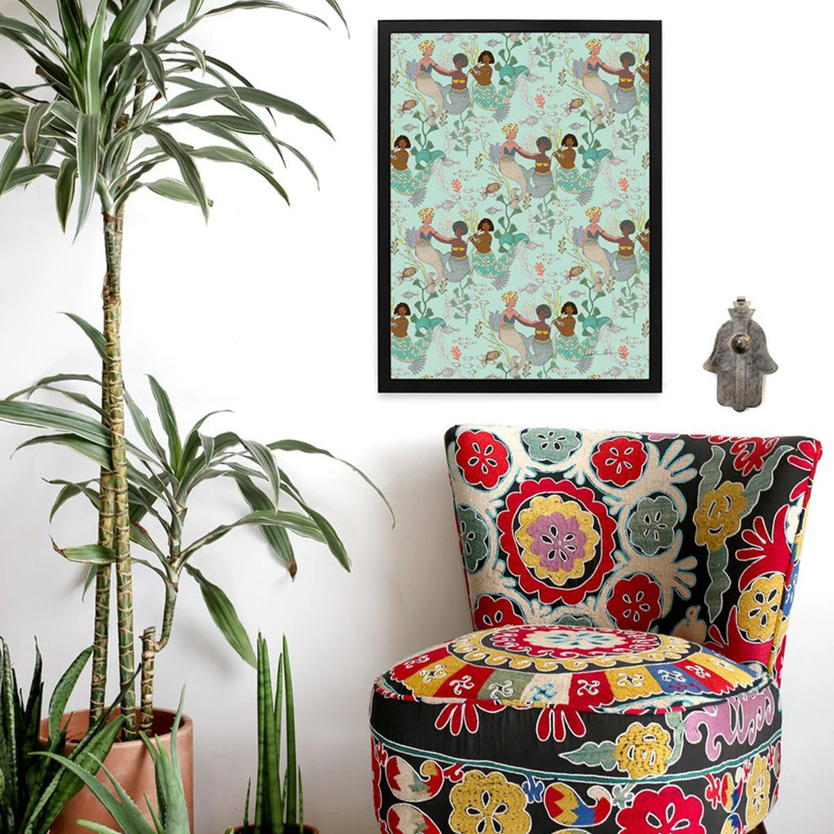 Justina Blakeney® Mint Mermaid Music Art Print By Justina Blakeney™ All Gifts 5 Justina Blakeney® Mint Mermaid Music Art Print By Justina Blakeney™ All Gifts