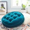 Surya Teal Cotton Velvet Floor Pillow All Pillows 1 Surya Teal Cotton Velvet Floor Pillow All Pillows