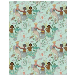 Justina Blakeney® Mint Mermaid Music Art Print By Justina Blakeney™ All Gifts 7 Justina Blakeney® Mint Mermaid Music Art Print By Justina Blakeney™ All Gifts