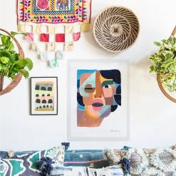 Justina Blakeney® Gifts $100-$250 Face 4 Art Print By Justina Blakeney™ 13 Justina Blakeney® Gifts $100-$250 Face 4 Art Print By Justina Blakeney™