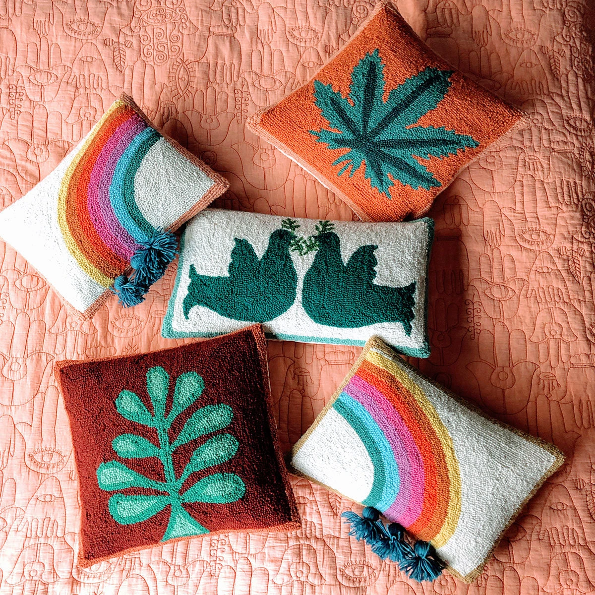 Peking Sequoia Hook Pillow By Jungalow® Hook Pillows 7 Peking Sequoia Hook Pillow By Jungalow® Hook Pillows