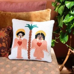 Peking Angels Sing Hook Pillow By Jungalow® Hook Pillows