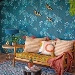 Jungalow® Aja Wallpaper In Teal By Justina Blakeney® - Surestrip