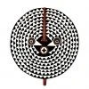 Swahili African Modern Bwa Wooden Sun Mask All Décor & Mirrors