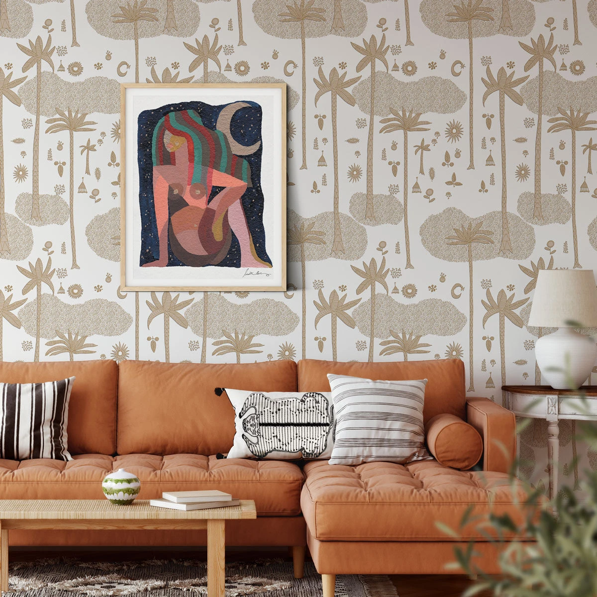 Jungalow® Cosmic Desert Wallpaper In Gold By Justina Blakeney® - Paste The Sheet 8 Jungalow® Cosmic Desert Wallpaper In Gold By Justina Blakeney® - Paste The Sheet