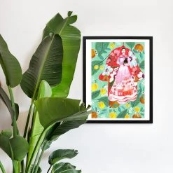 Hamsa Art Print By Roeqiya Fris