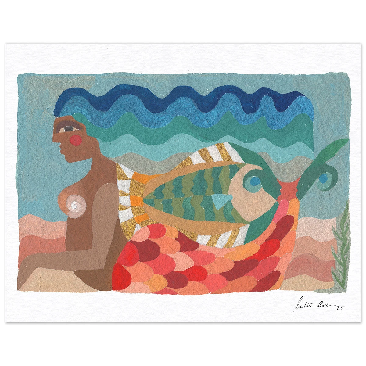 Justina Blakeney® Gifts $100-$250 In The Waves Art Print By Justina Blakeney™ 5 Justina Blakeney® Gifts $100-$250 In The Waves Art Print By Justina Blakeney™
