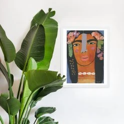 Gifts $100-$250 Island Girl Art Print By Lily Sol