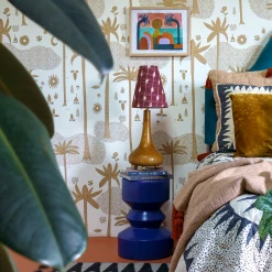 Jungalow® Cobalt Blue Mali Zig Zag Stool By Justina Blakeney™ All Stools, Poufs + Side Tables