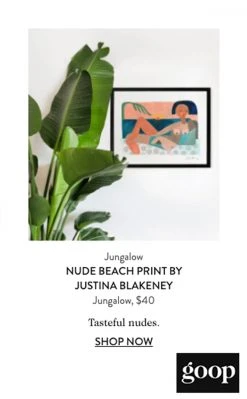 Justina Blakeney® Gifts $100-$250 Nude Beach At Sunset Art Print By Justina Blakeney™