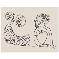 Justina Blakeney® Gifts $100-$250 Sisters Of The Sea 2 Art Print By Justina Blakeney™