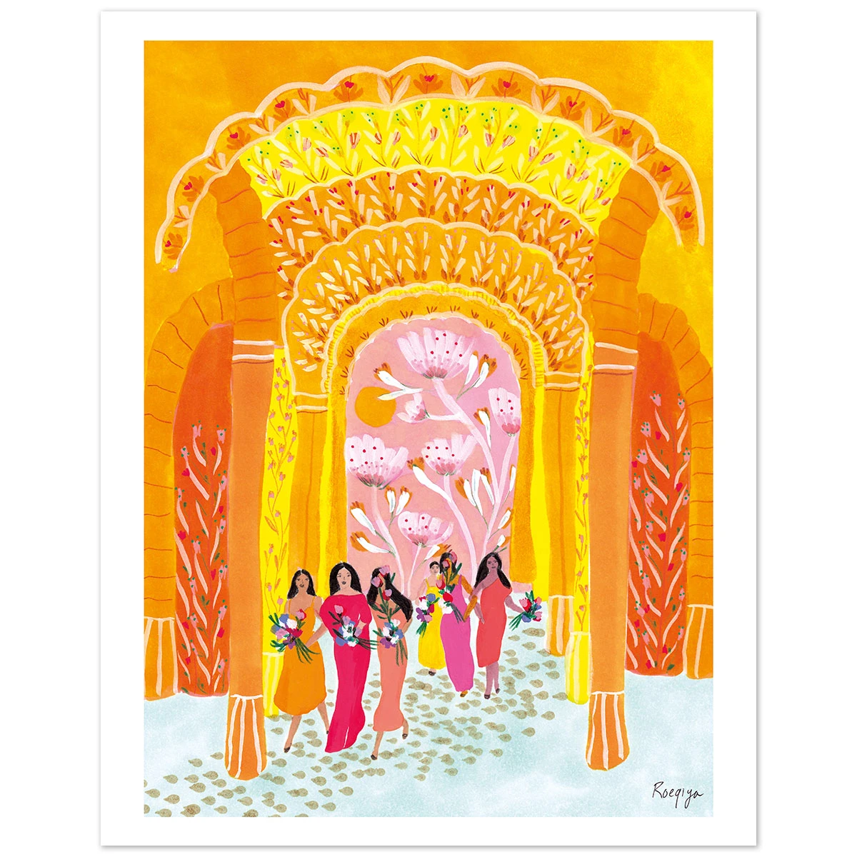 Yellow Arch Art Print By Roeqiya Fris Gifts $100-$250 4 Yellow Arch Art Print By Roeqiya Fris Gifts $100-$250