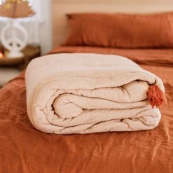 Jungalow® Sol Natural Dyed Quilt In Clay By Like A Lion™ All Décor