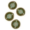 AAA Green Geo Coasters Tabletop + Kitchen 2 AAA Green Geo Coasters Tabletop + Kitchen