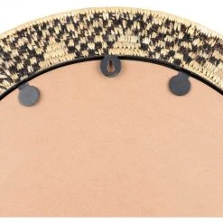 Surya Natural Patterned Woven Mirror