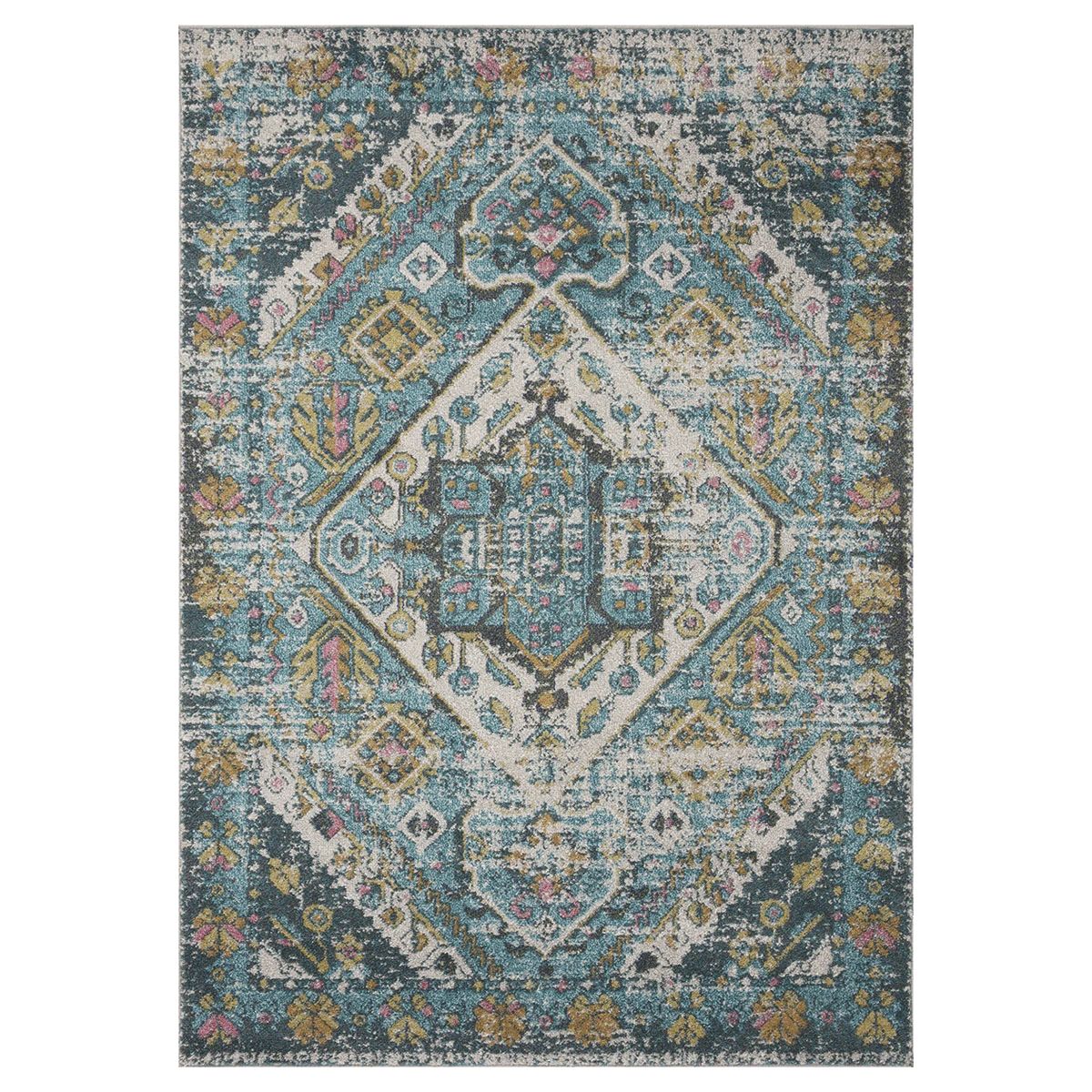 Loloi Rugs Eila Aqua Rug By Justina Blakeney® X Loloi New 3 Loloi Rugs Eila Aqua Rug By Justina Blakeney® X Loloi New