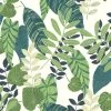 Jungalow® Lilia Wallpaper In Green 2 Jungalow® Lilia Wallpaper In Green