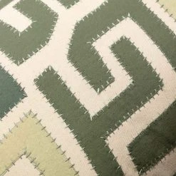 Loloi Rugs Green Stitched Zag Pillow By Justina Blakeney® X Loloi 7 Loloi Rugs Green Stitched Zag Pillow By Justina Blakeney® X Loloi