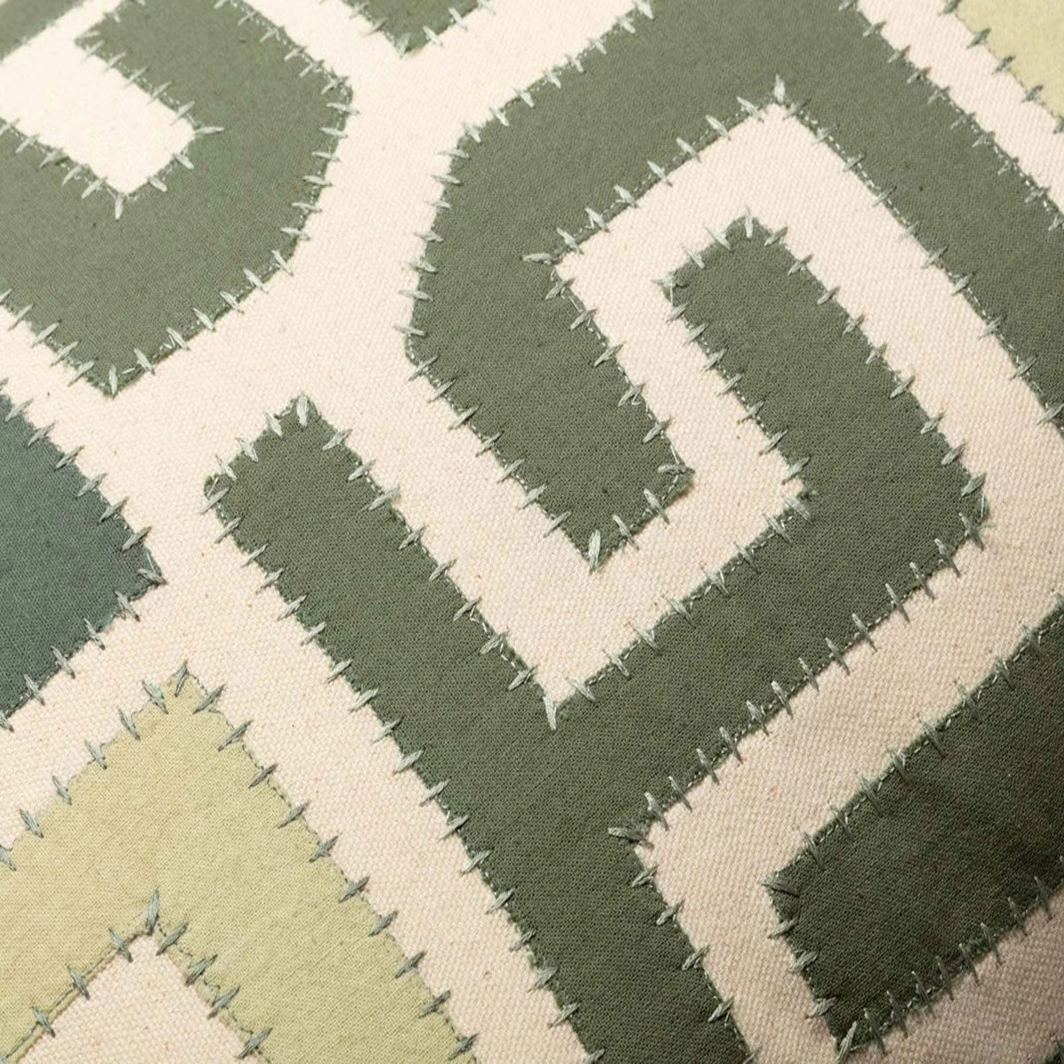 Loloi Rugs Green Stitched Zag Pillow By Justina Blakeney® X Loloi 5 Loloi Rugs Green Stitched Zag Pillow By Justina Blakeney® X Loloi