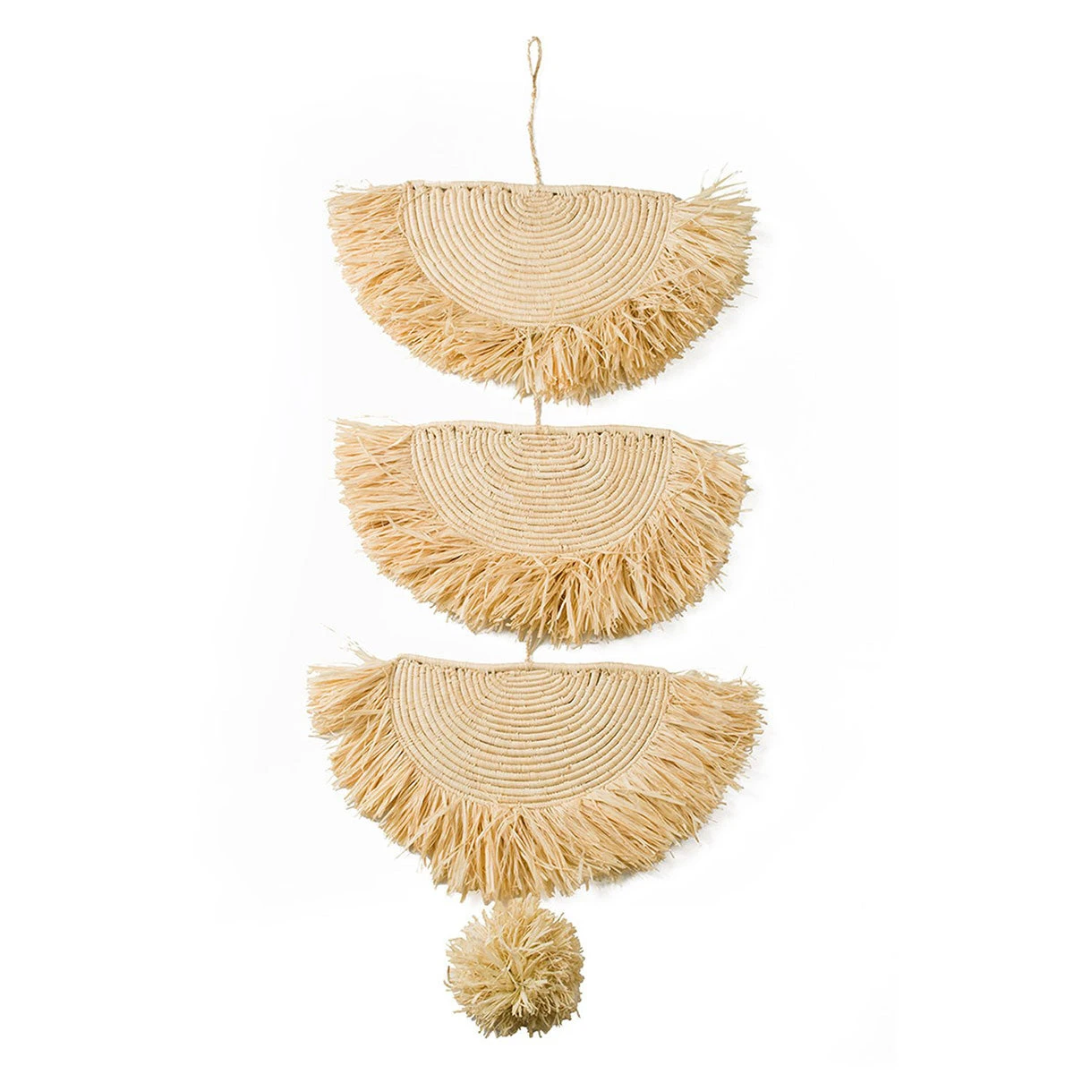 AAA Natural Raffia Wall Hanging All Décor & Mirrors 4 AAA Natural Raffia Wall Hanging All Décor & Mirrors