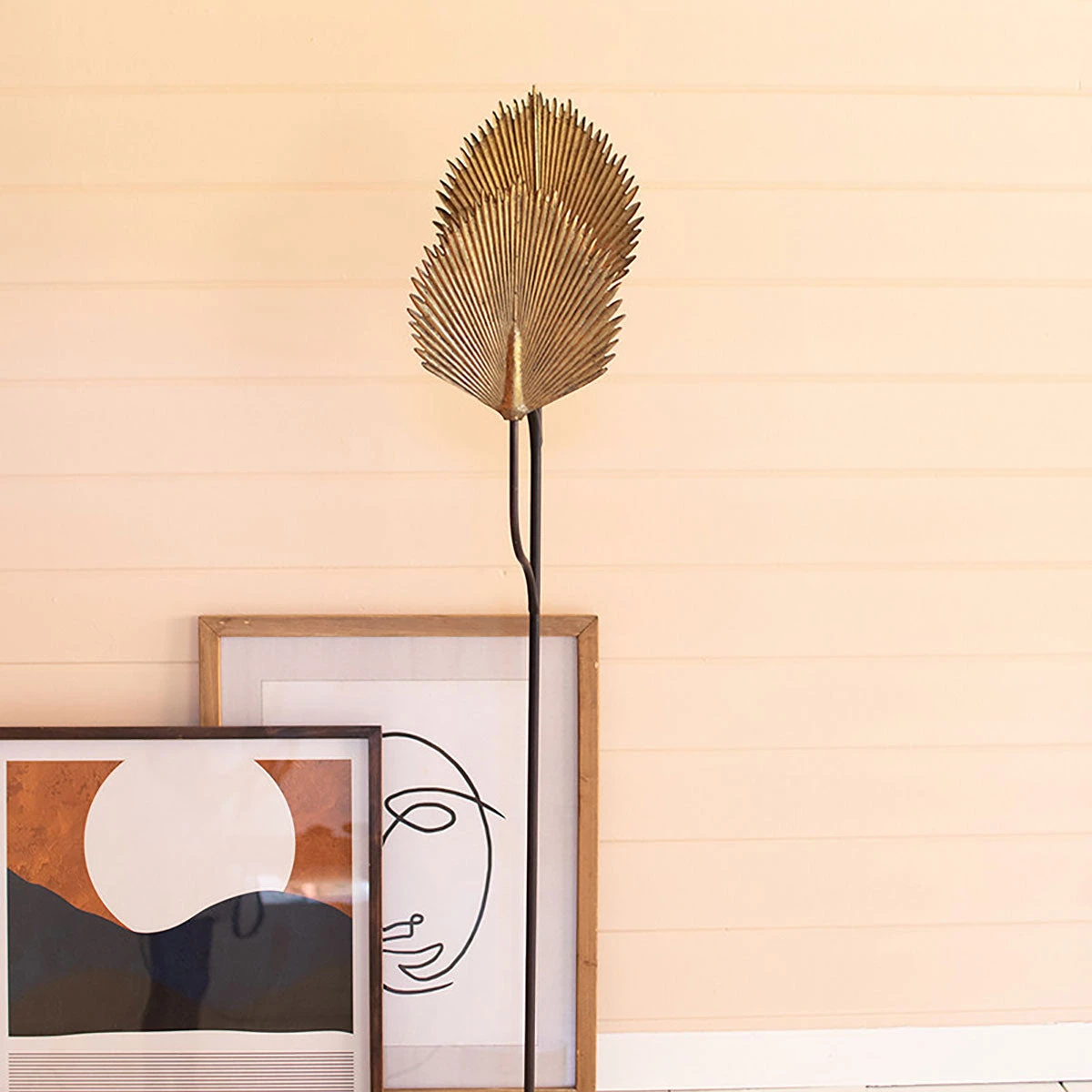 Kalalou Gold Leaf Floor Lamp All Lighting 5 Kalalou Gold Leaf Floor Lamp All Lighting