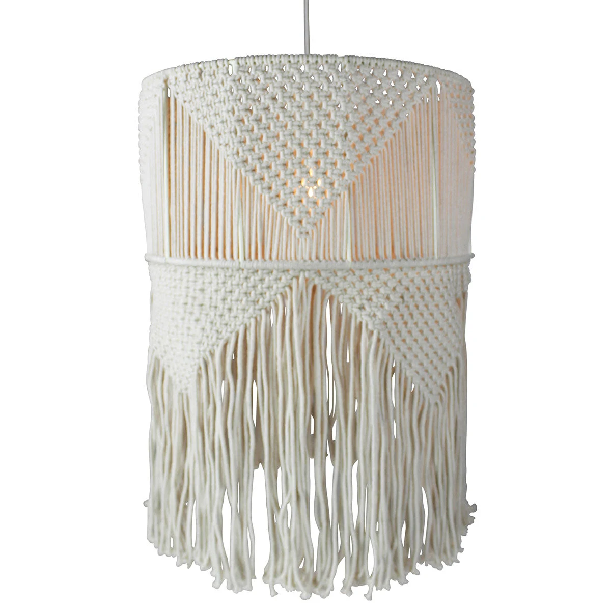 HomArt All Lighting Tall Macrame Pendant Lamp 3 HomArt All Lighting Tall Macrame Pendant Lamp