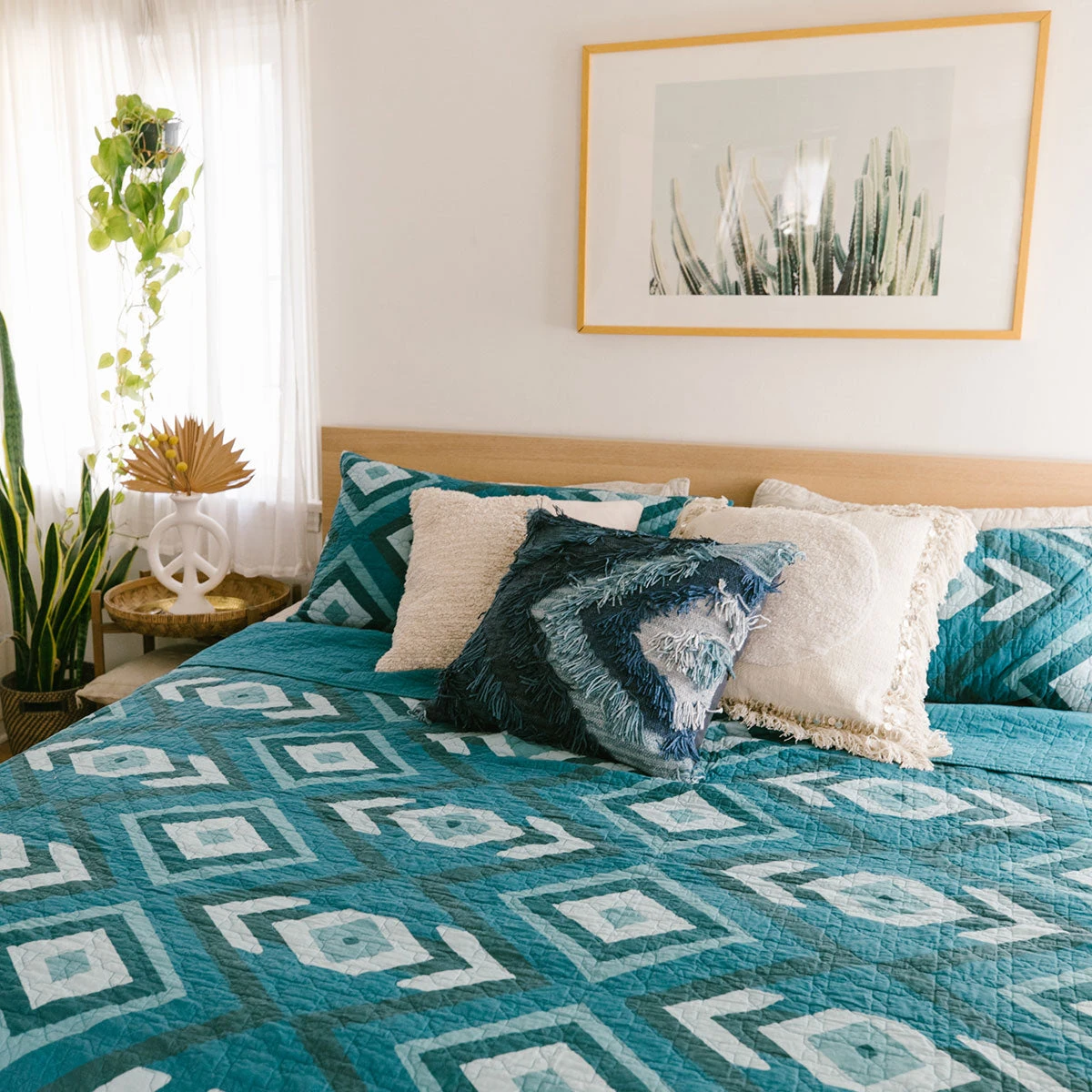 Loloi Rugs Fable Indigo Blue Pillow By Justina Blakeney® X Loloi All Pillows 4 Loloi Rugs Fable Indigo Blue Pillow By Justina Blakeney® X Loloi All Pillows