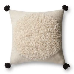 Loloi Rugs Monster Round Pillow By Justina Blakeney® X Loloi