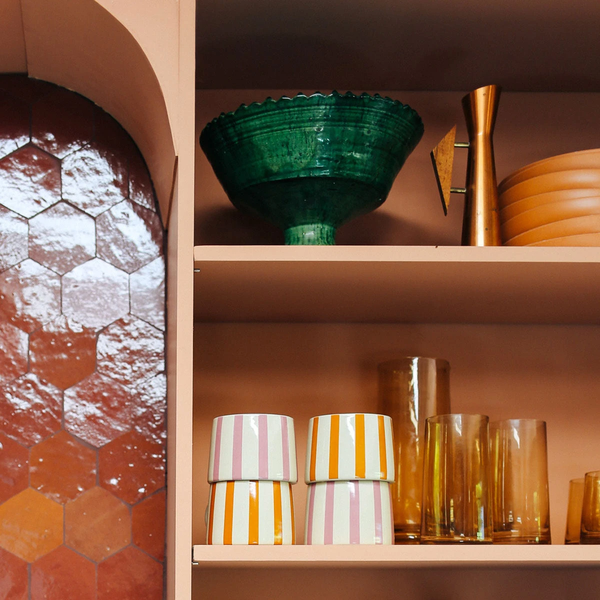 Jungalow® Tierra Striped Mug Set In Lavender Tabletop + Kitchen 6 Jungalow® Tierra Striped Mug Set In Lavender Tabletop + Kitchen