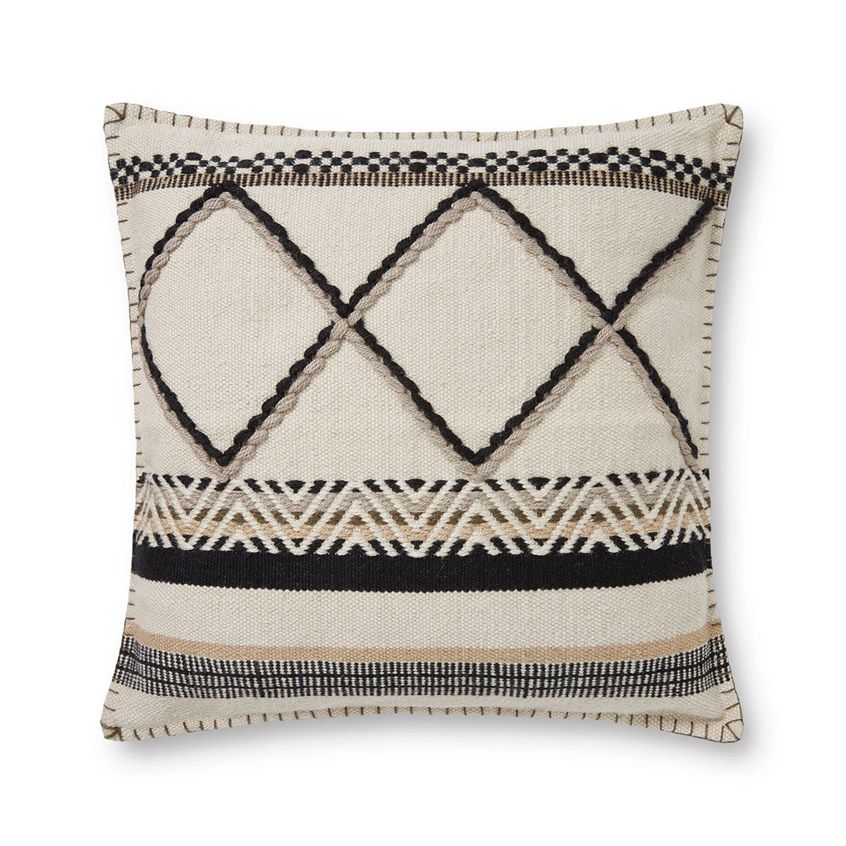 Loloi Rugs Cream Mesa Outdoor Pillow New 3 Loloi Rugs Cream Mesa Outdoor Pillow New