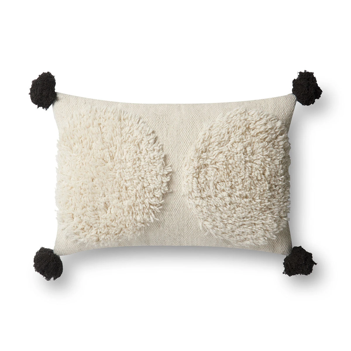 Loloi Rugs Monster Round Lumbar Pillow By Justina Blakeney® X Loloi All Pillows 3 Loloi Rugs Monster Round Lumbar Pillow By Justina Blakeney® X Loloi All Pillows