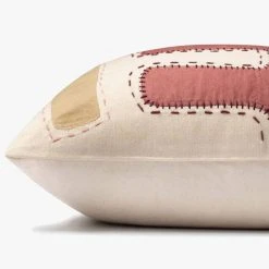 Loloi Rugs All Pillows Pink Stitched Form Pillow By Justina Blakeney® X Loloi