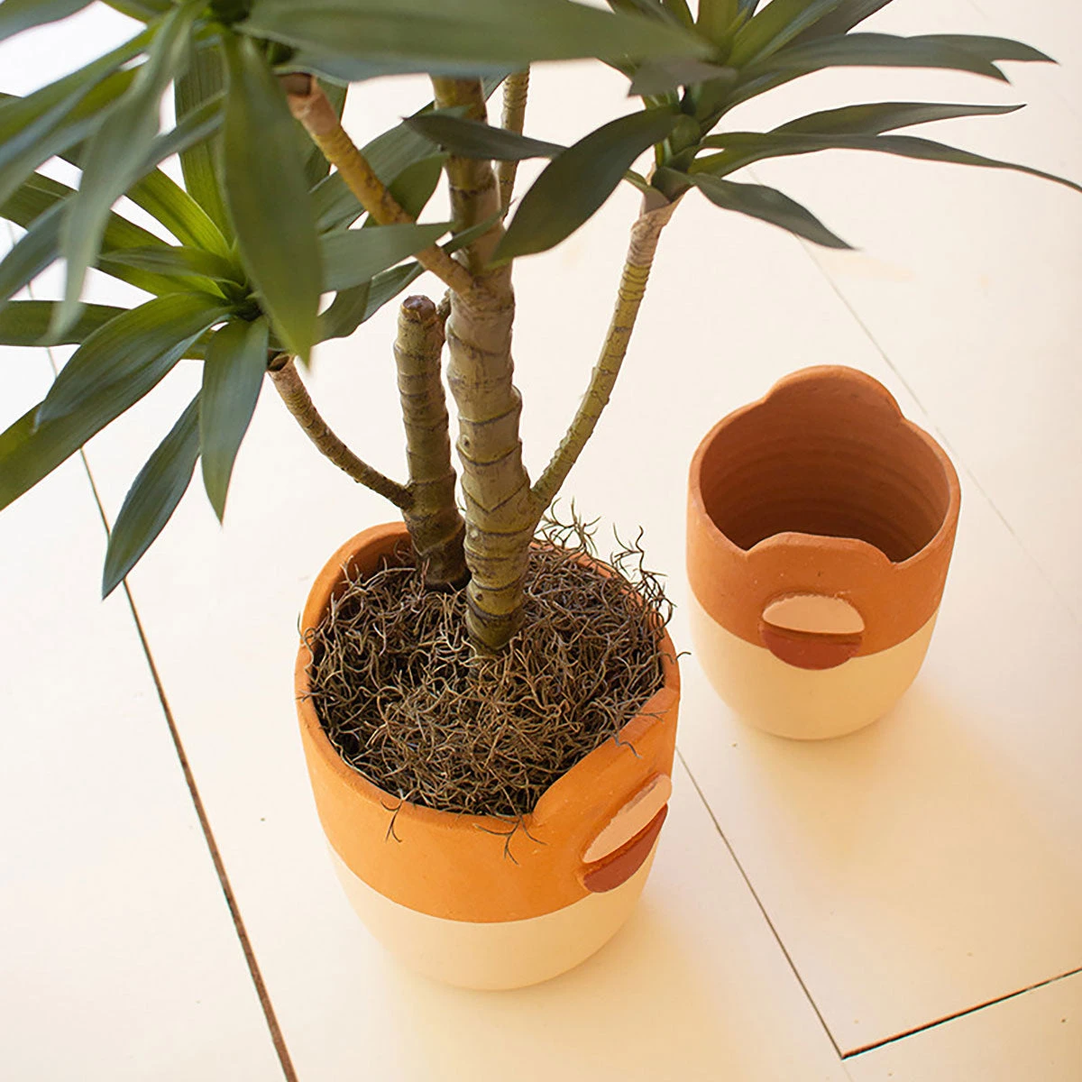 Kalalou Half Circle Planter Set Planters 5 Kalalou Half Circle Planter Set Planters