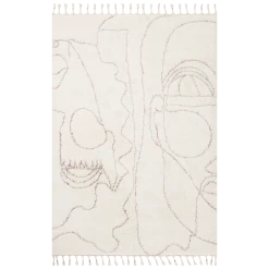 Loloi Rugs Ronnie Natural Rug By Justina Blakeney® X Loloi Neutral + Solid Rugs