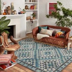 Loloi Rugs Malik Ocean Rug By Justina Blakeney® X Loloi All Rugs 8 Loloi Rugs Malik Ocean Rug By Justina Blakeney® X Loloi All Rugs