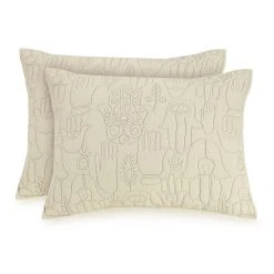 Peking Natural Hamsa Standard Sham Set By Jungalow®