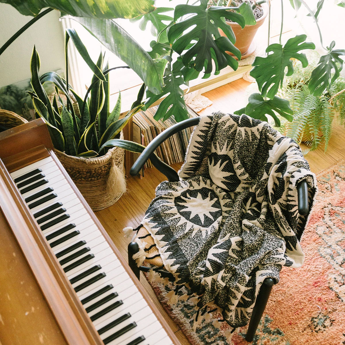 Peking Soleil Throw Blanket By Jungalow® Throw Blankets 7 Peking Soleil Throw Blanket By Jungalow® Throw Blankets