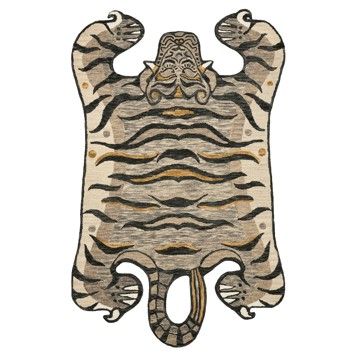Loloi Rugs New Feroz Silver Tiger Rug By Justina Blakeney® X Loloi 3 Loloi Rugs New Feroz Silver Tiger Rug By Justina Blakeney® X Loloi