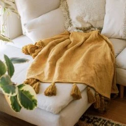 Jungalow® Sol Natural Dyed Throw Blankets By Like A Lion™